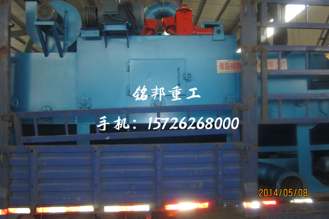 北京石材抛丸机装车图